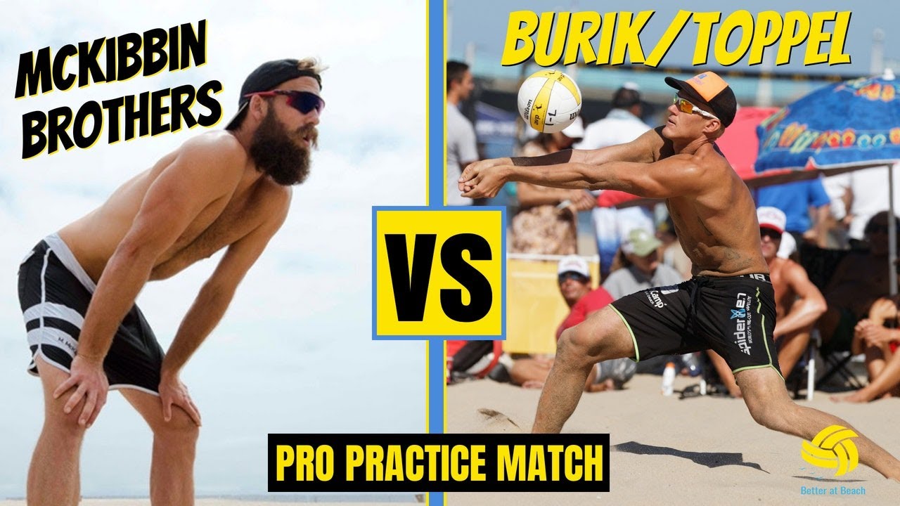 Beach Volleyball Match Highlights | McKibbin Brothers vs Burik/Toppel
