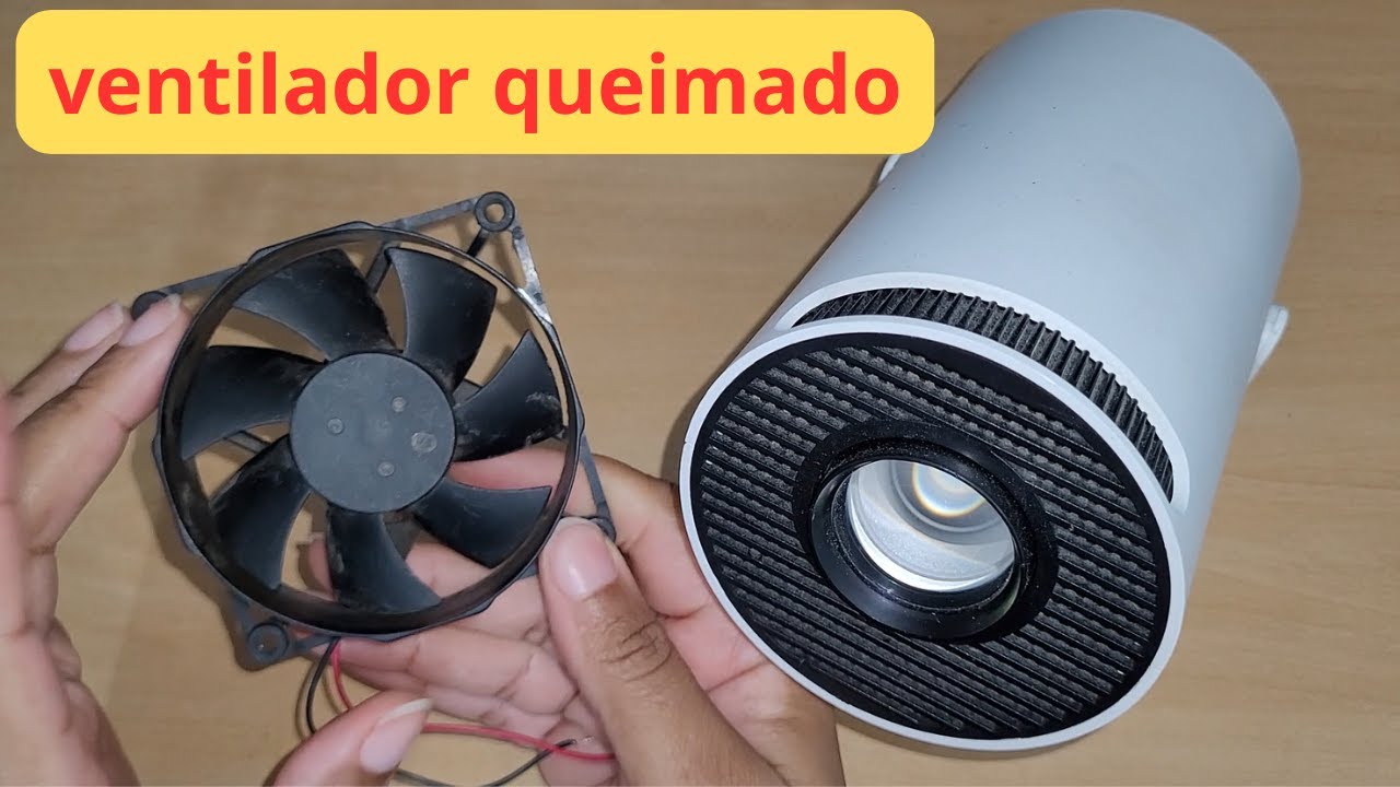 ventilador do projetor hy300 parou de funcionar