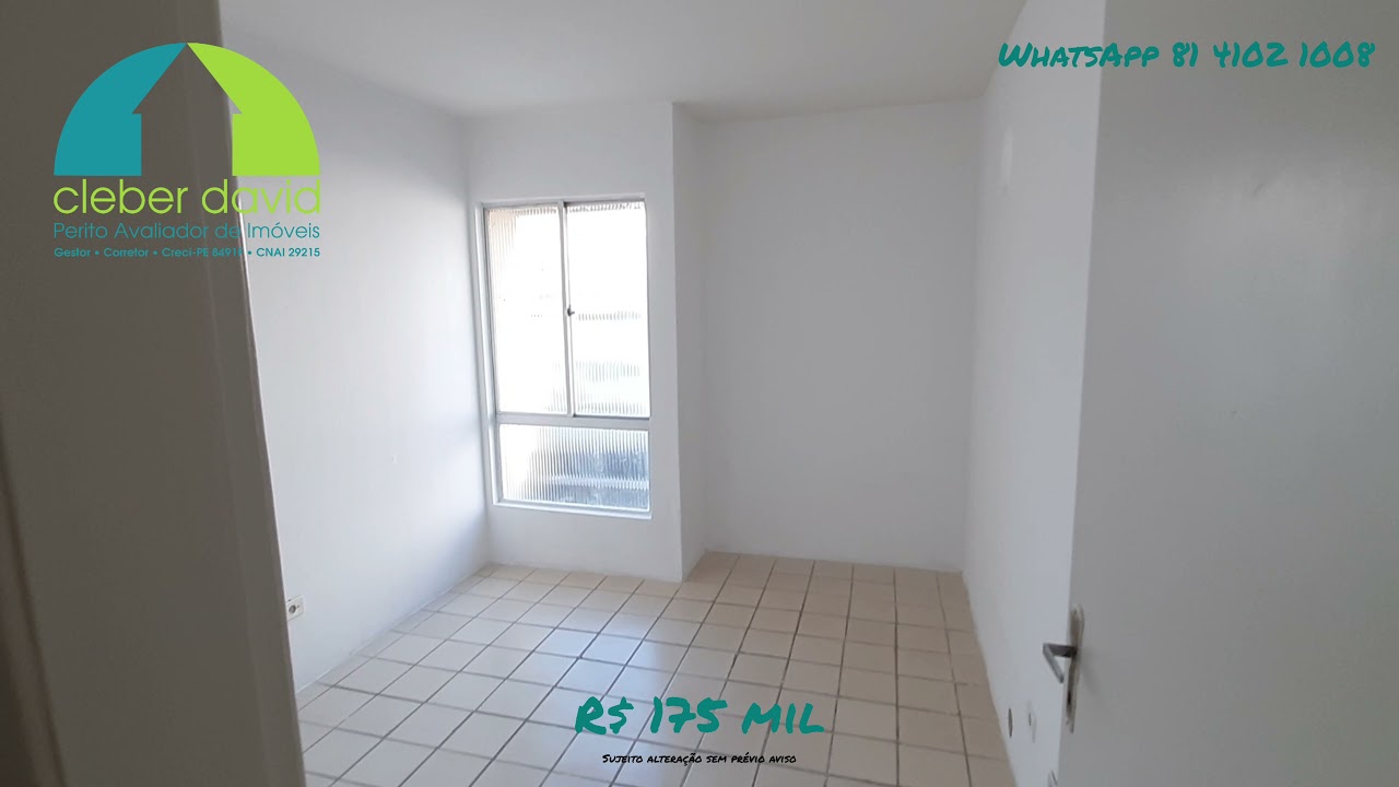 Apartamento Venda Candeias Jaboatão dos Guararapes-PE R$ 175 mil.
