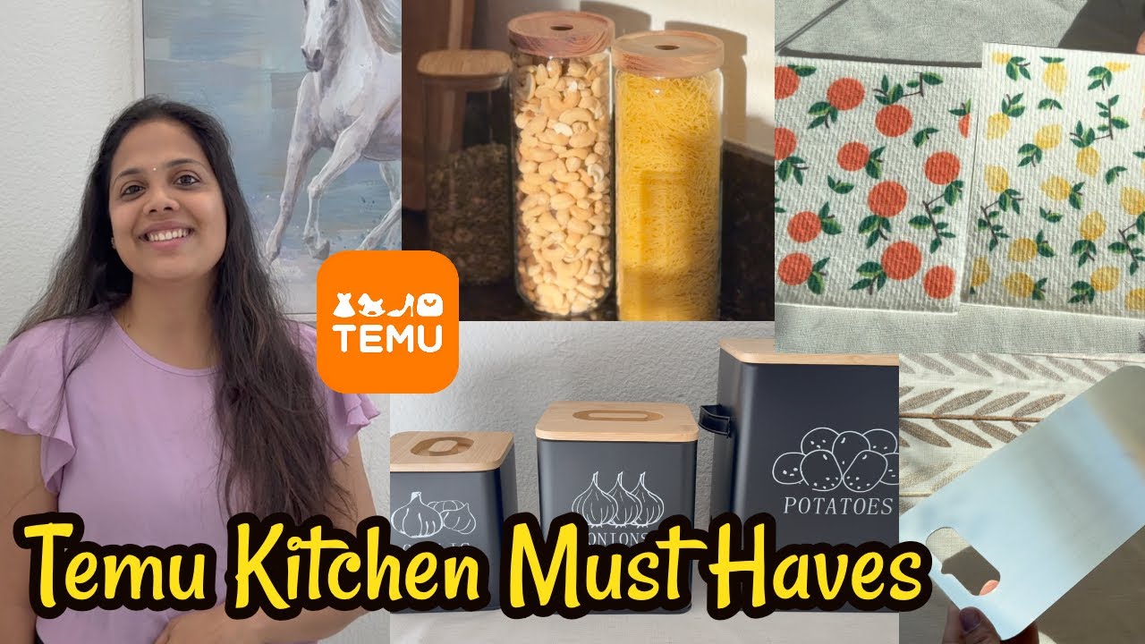 Temu Kitchen Must Haves/ Kitchen Must Haves/ Temu Haul#OneDayTrip #Tamil Vlog