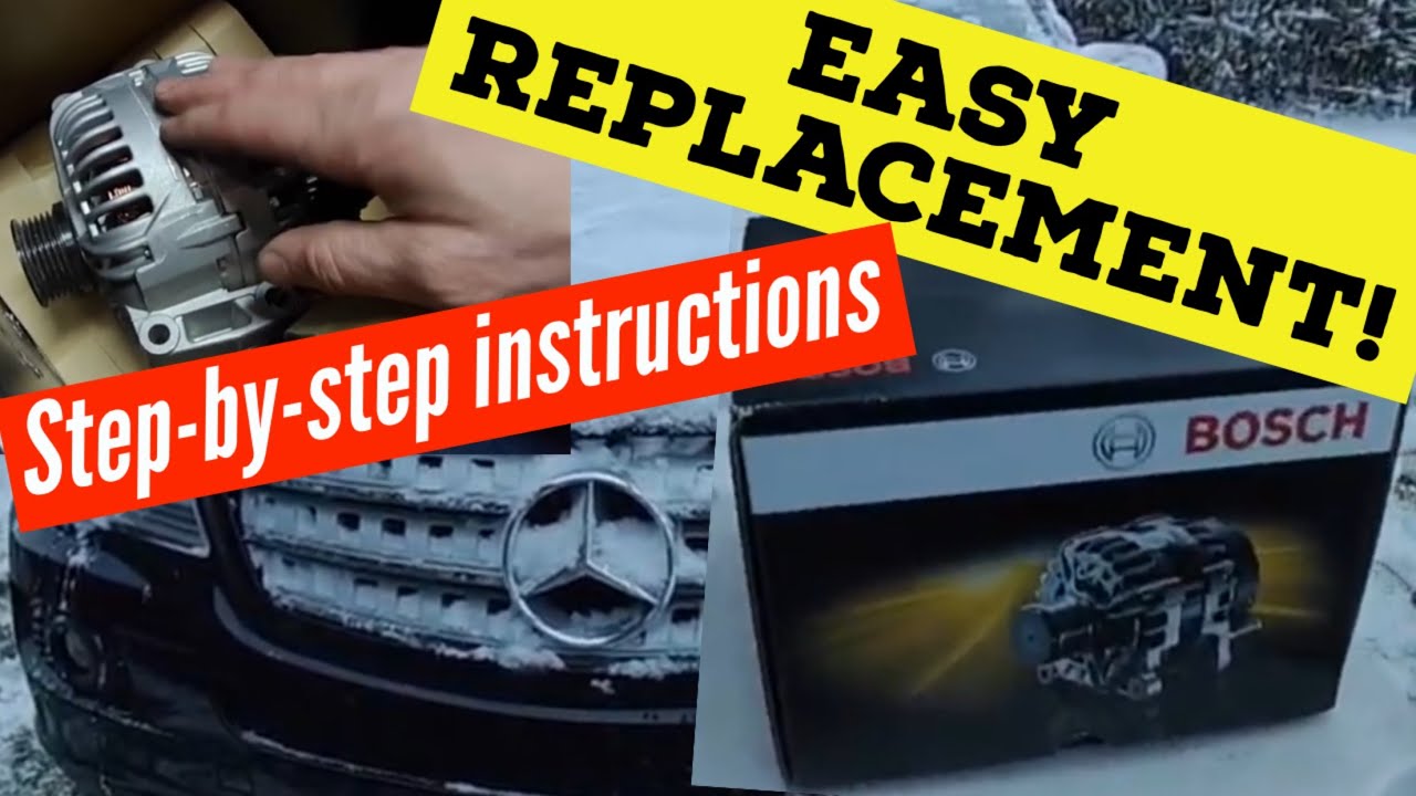 2006 Mercedes ML350 Alternator Replacement