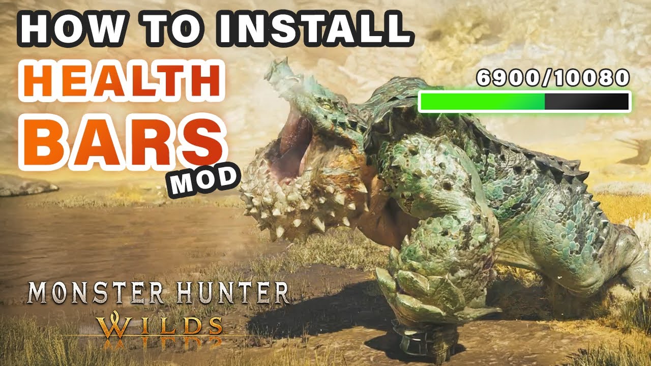 How to install Monster Health Bars and DPS Counter Mod ► Monster Hunter Wilds