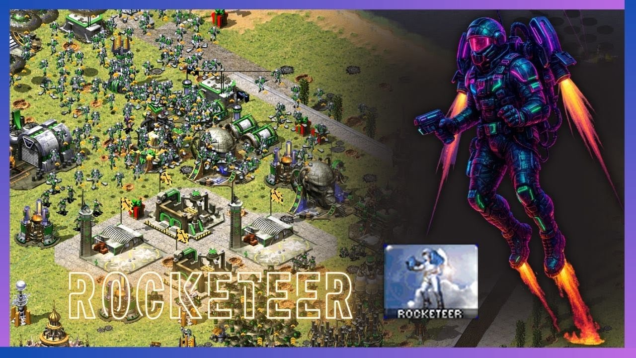 Red Alert 2 Yuri's Revenge | Brutal AI 2 - 6 | Yuri & Rocketeer
