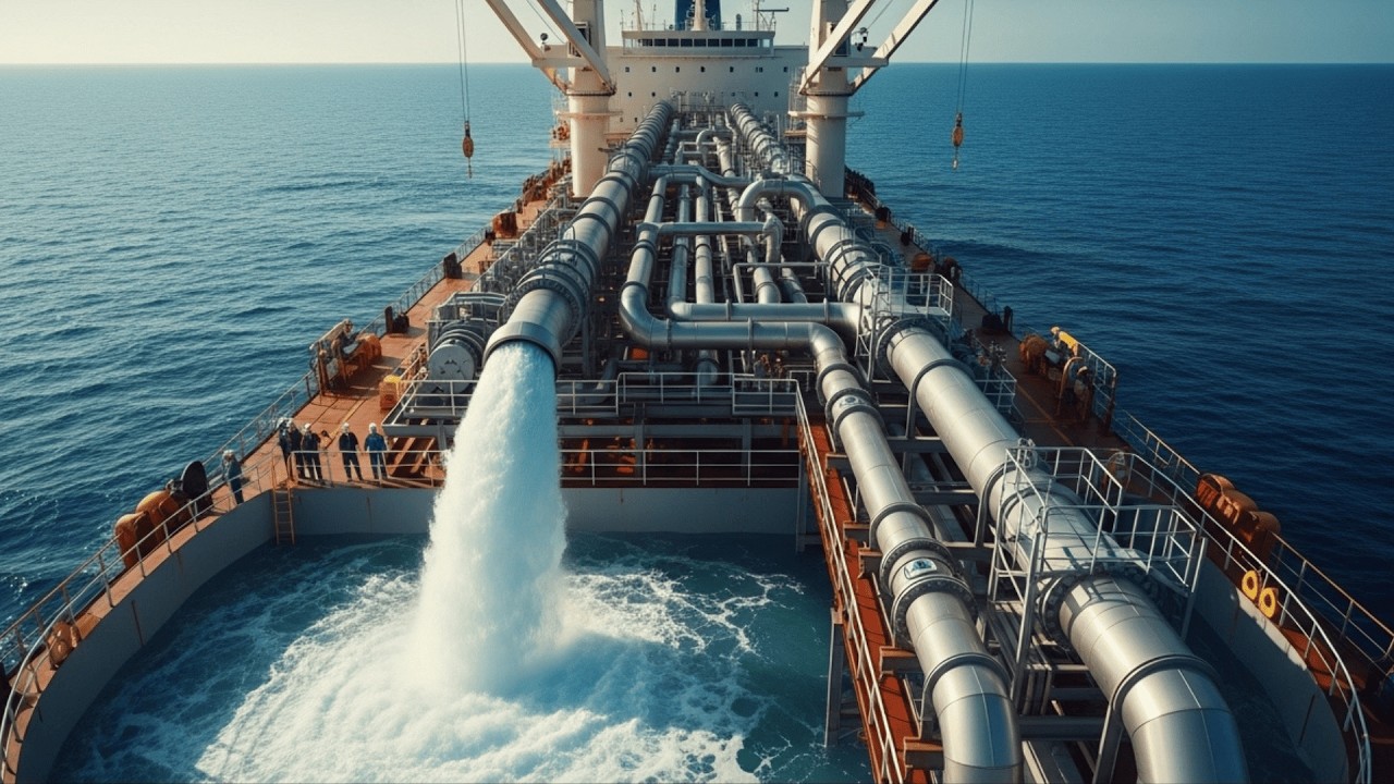 DE ONDE vem a ÁGUA DOCE dos navios no meio do oceano?