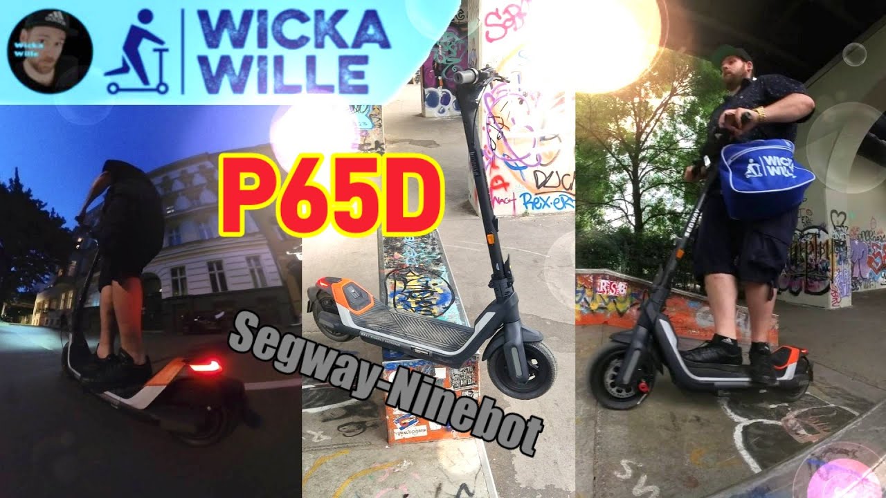 Ninebot P65D, lohnt sich der Riese von Segway? eScooter mit Strassenzulassung 2023, P65 D