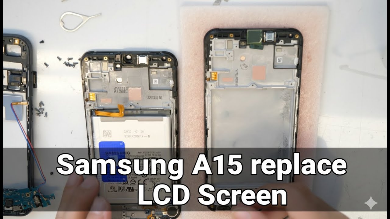 Ремонт Samsung Galaxy A15 - замена треснувшего или разбитого ЖК-дисплея/экрана.