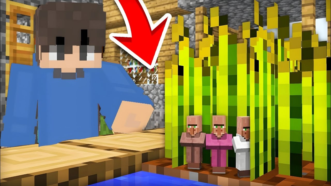 MEN QISHLOQILAR BILAN QISHLOQDA BERKINMACHOQ O'YNADIM😶 | MINECRAFT UZBEKCHA |