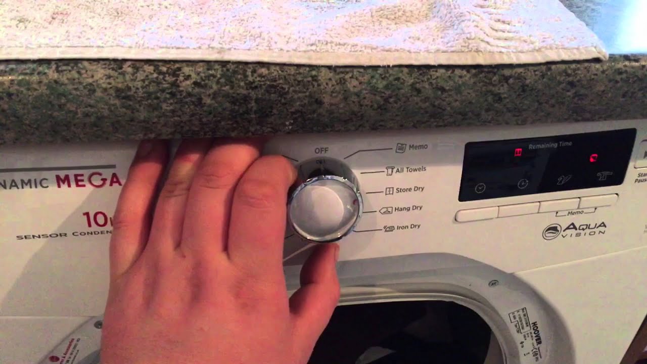 HOOVER DMCD1013B Condenser Tumble Dryer Review with Subtitles