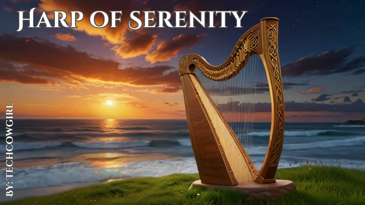 Harp of Serenity 285 hz Solfeggio Meditation Healing Relaxation Anti-Anxiety Music - By Techcowgirl