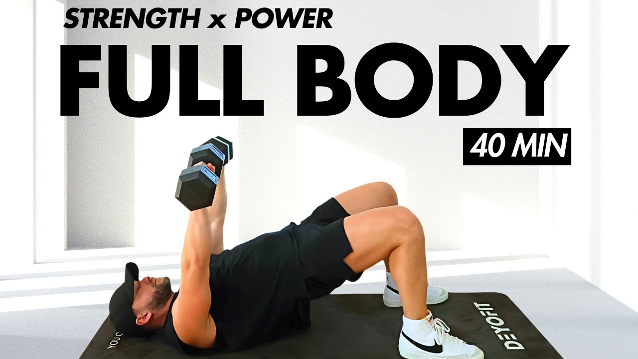 40-Min Dumbbell Circuit for Full Body Strength | No Gym, At-Home Workout