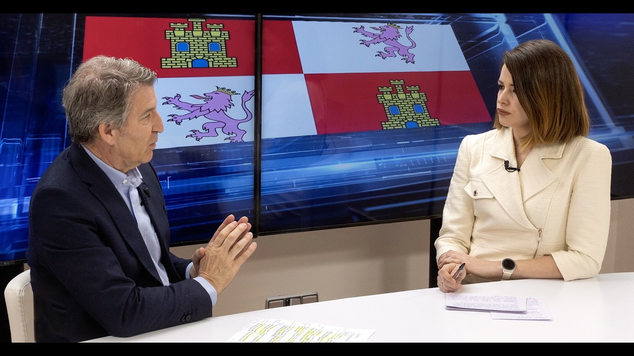 Entrevista a Alberto Núñez Feijóo en los estudios de TV9 Miranda y TV9 Burgos