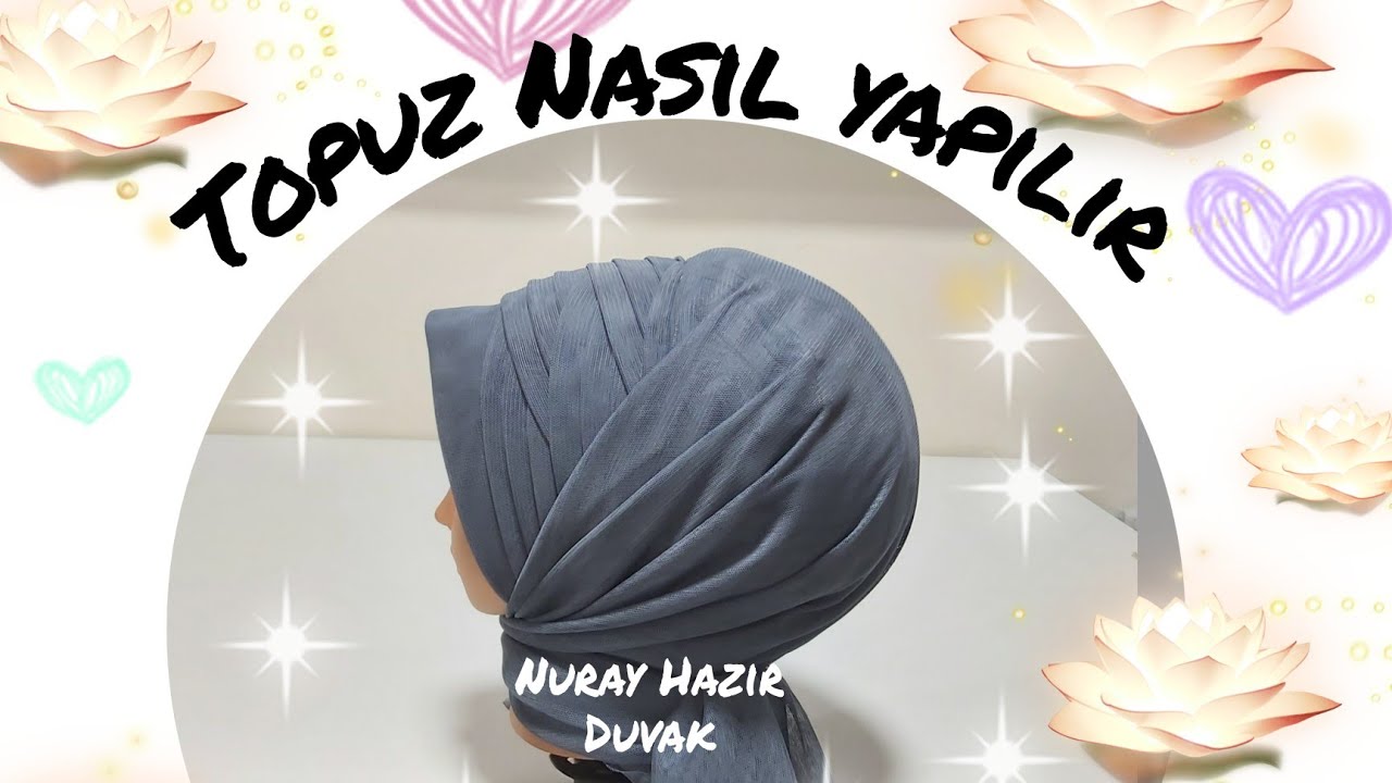 İç Topuz Nasil Yapilir? Türban tasarim egitimi ve hazir duvak; aksesuar detaylari sayfamda