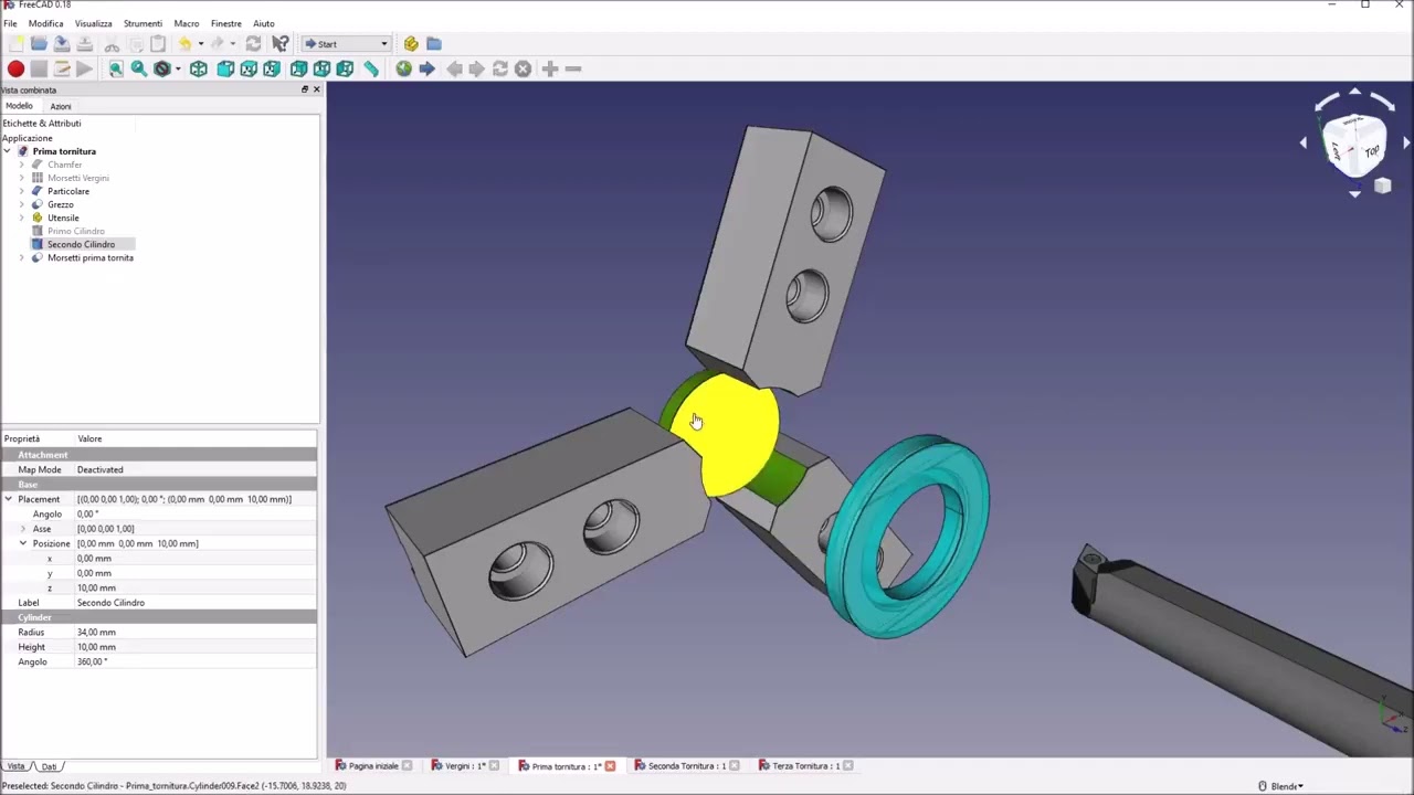 Video Tutorial, Tornitura dei morsetti su Torni CNC    lathe tutorial