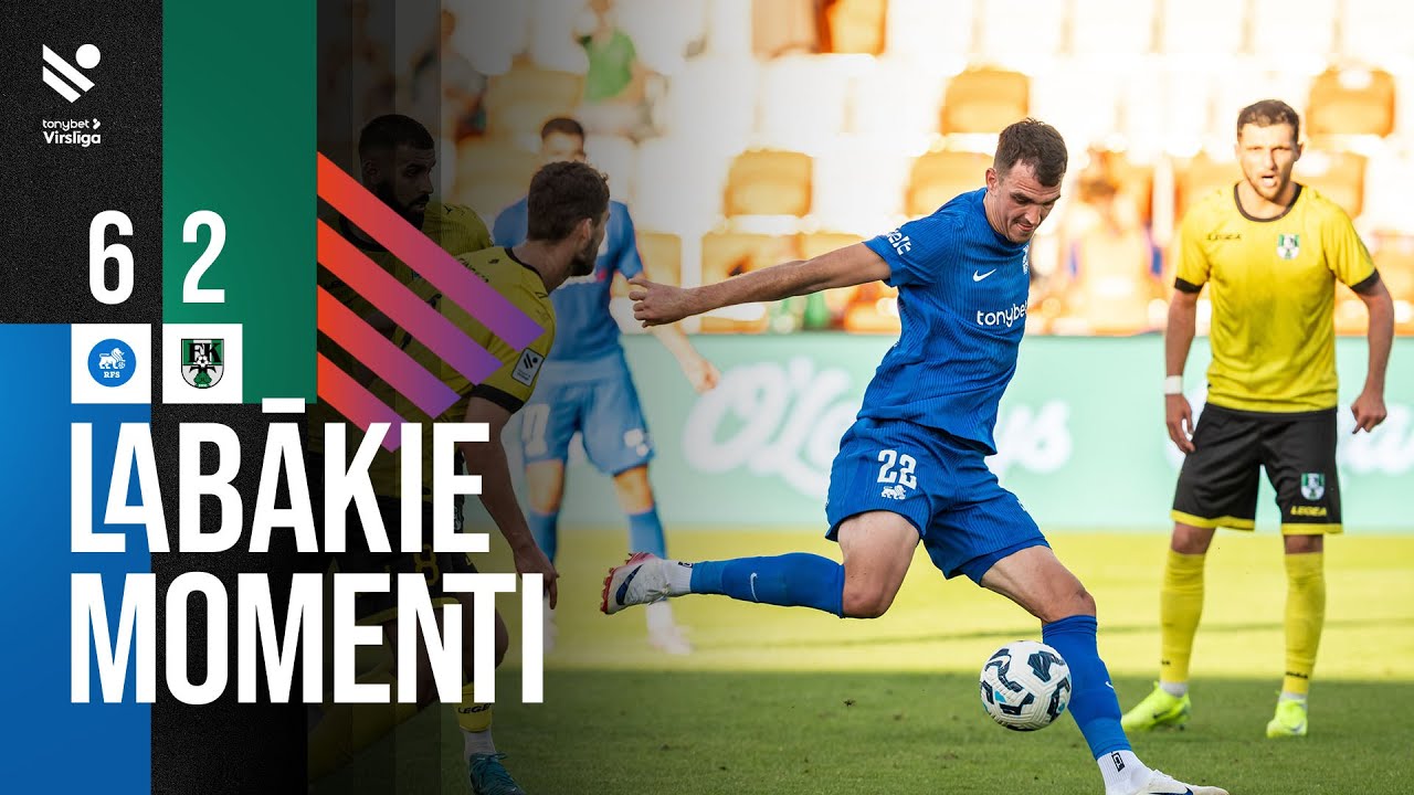 24. kārta: FC RFS 6:2 FK Tukums 2000 (Labākie momenti)