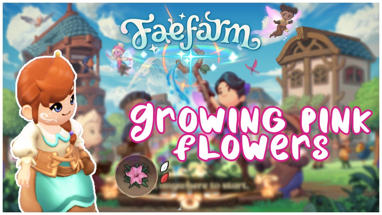 How to grow Pink Flowers in Fae Farm?