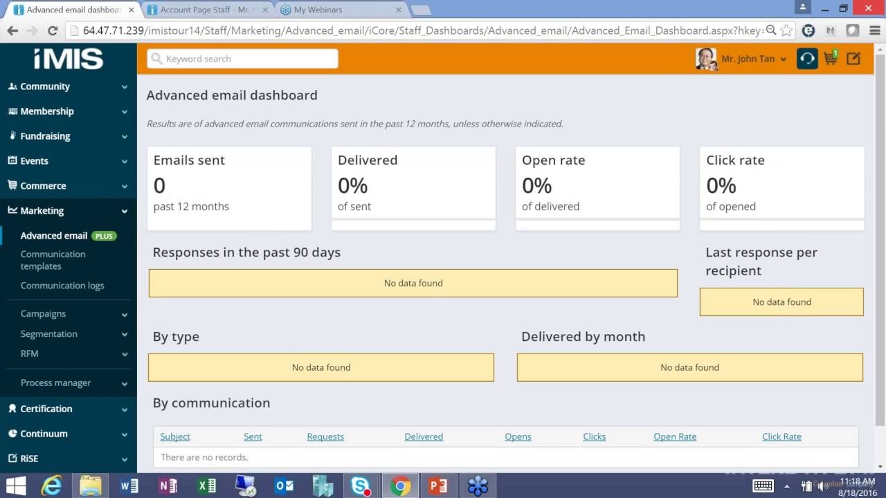 iMIS 20 New Features