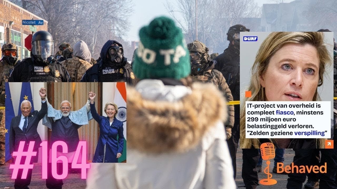 Behaved#164 – ICE-Betogingen, Rousseau Ontspoort en 300 Miljoen Euro In De Vuilbak