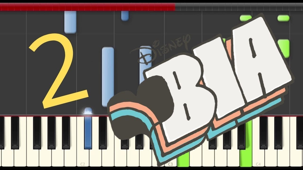 BIA 2  Karma Piano Cover Midi tutorial Sheet app  Karaoke