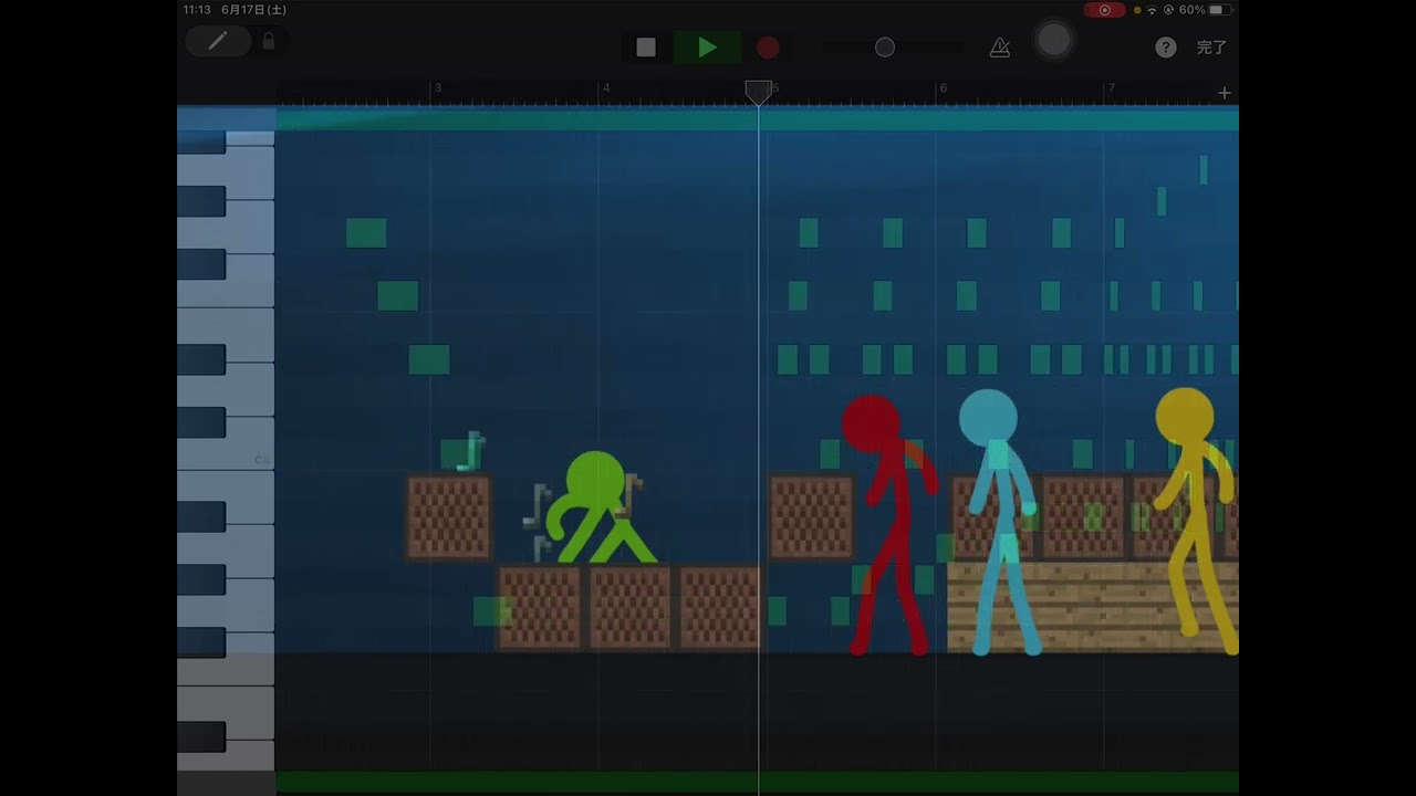 Note Blocks - Songs from Animation vs. Minecraft Shorts    棒人間アニメーションの曲　