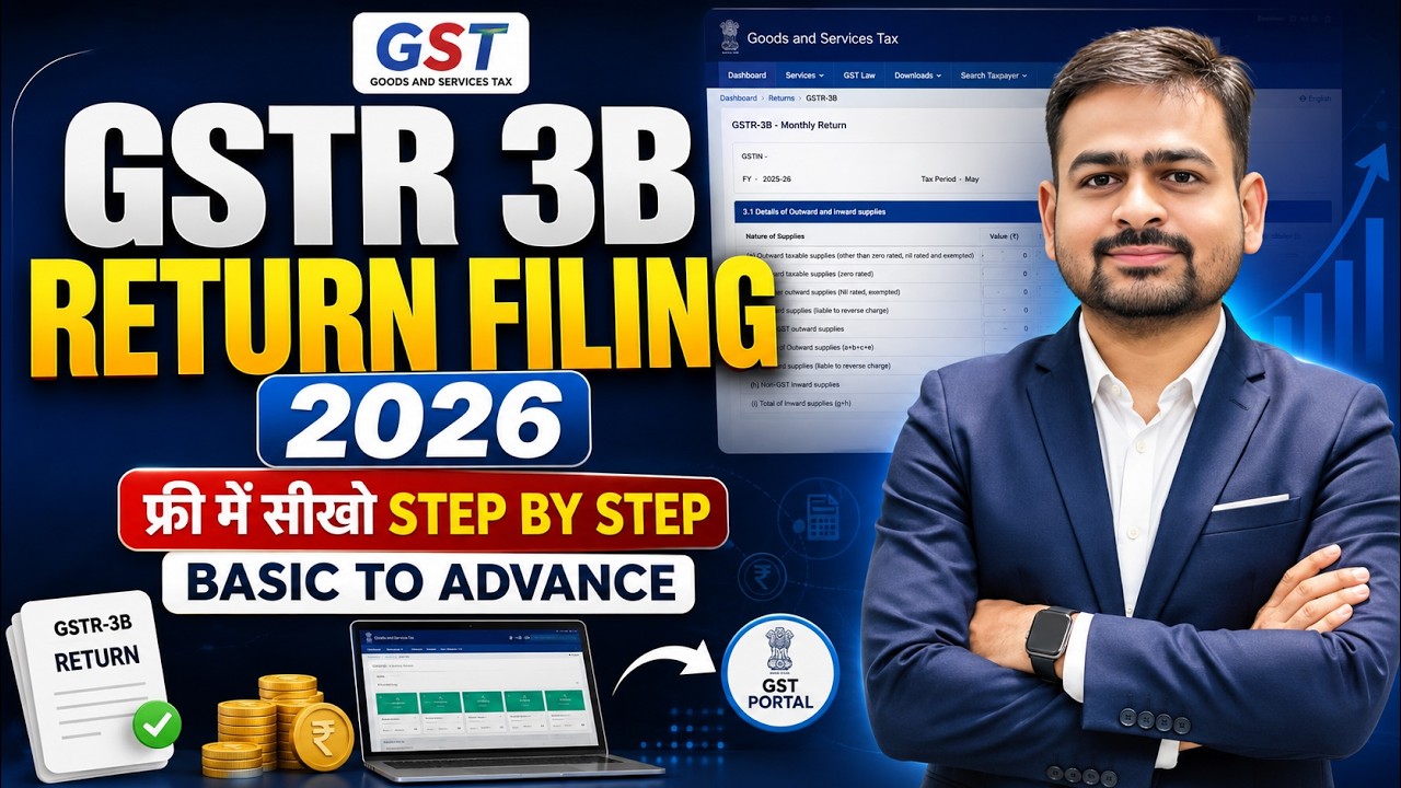 GSTR 3B Return Filing | How to File GSTR 3B | GST 3B Return Kaise Bhare