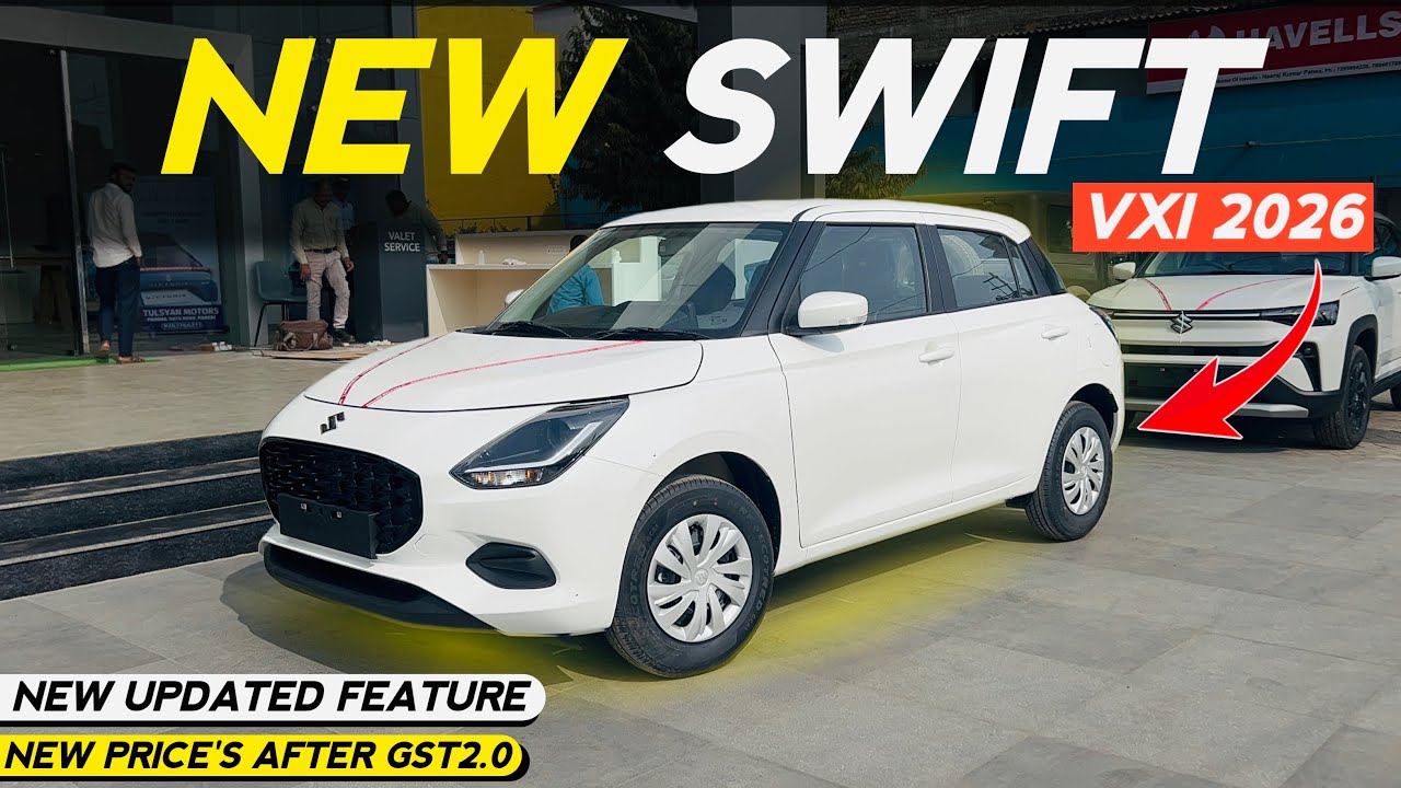 Maruti Suzuki Swift Vxi 2026 New Updated Model GST Price Features Mileage All Details 