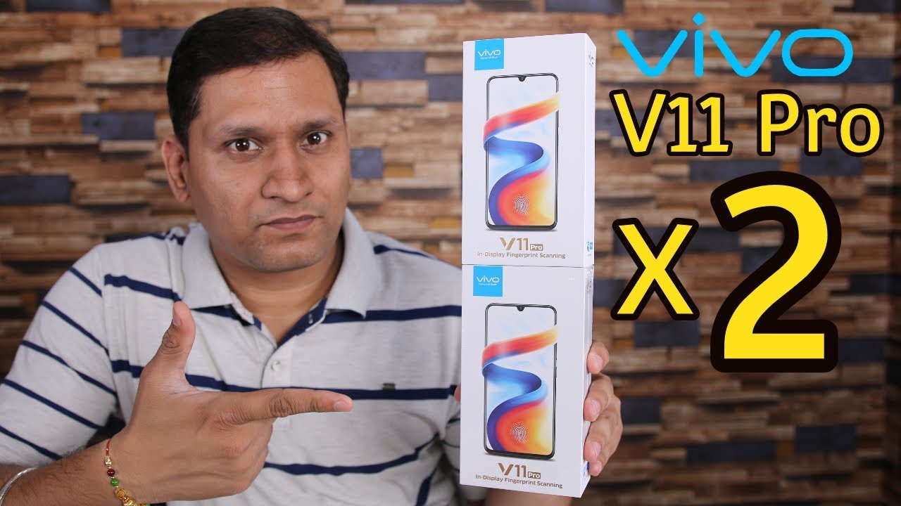 Vivo V11 Pro Unboxing & First Look | 2X Giveaway