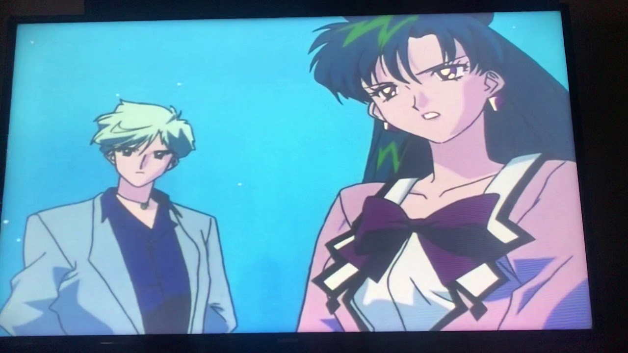 Sailor Uranus and Sailor Neptune and Sailor Pluto realize Hotaru is the sovereign of silence