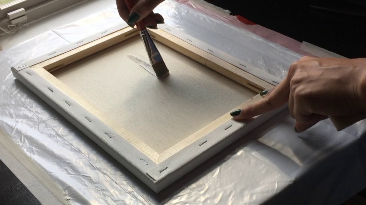 HOW TO FIX TEAR ON CANVAS EASY | 👩🏽‍🎨✨