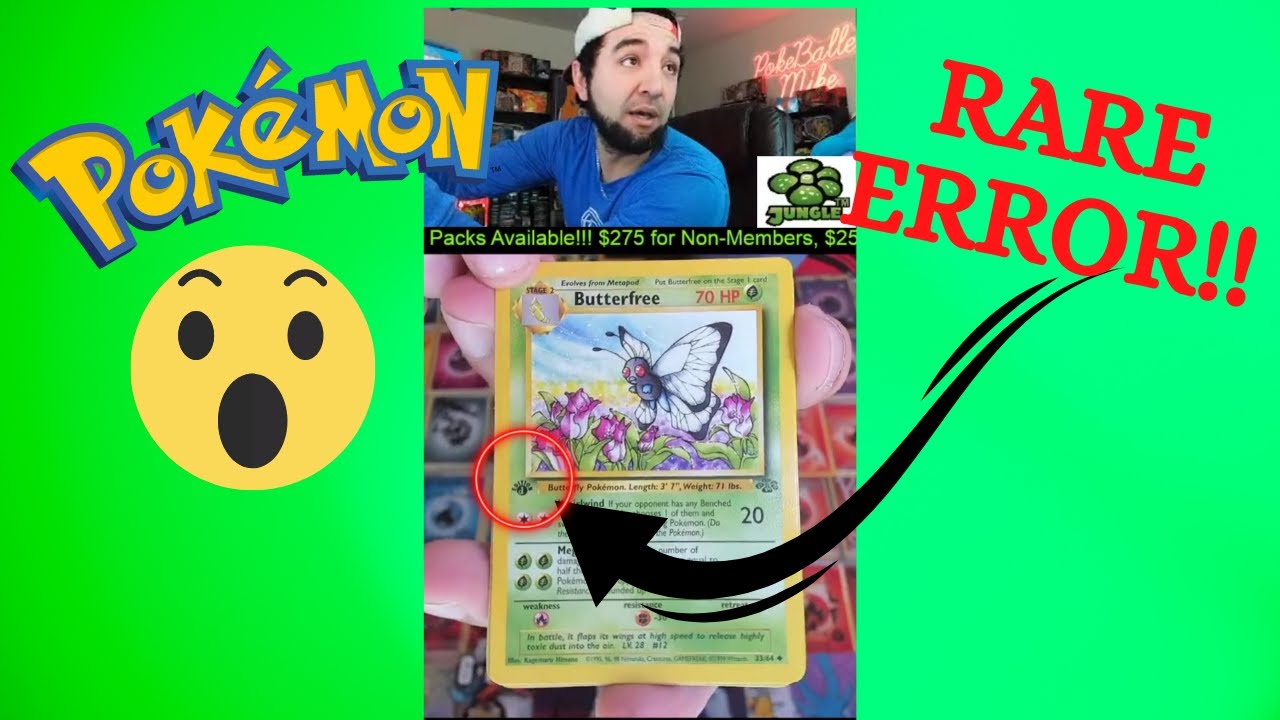 1999 RARE ERROR POKEMON CARD PULLED... LIVE PULL REACTIONS #pokemon #card #opening