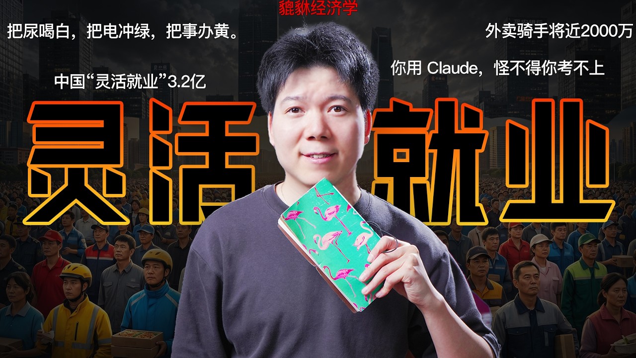 中国&ldquo;灵活就业&rdquo; 3.2亿，外卖骑手2000万，年轻人除了考公，还有别的出路吗？