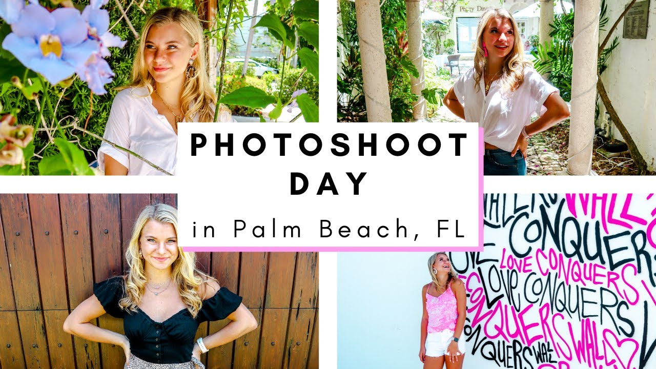 day in my life in palm beach, fl: photoshoot day!!