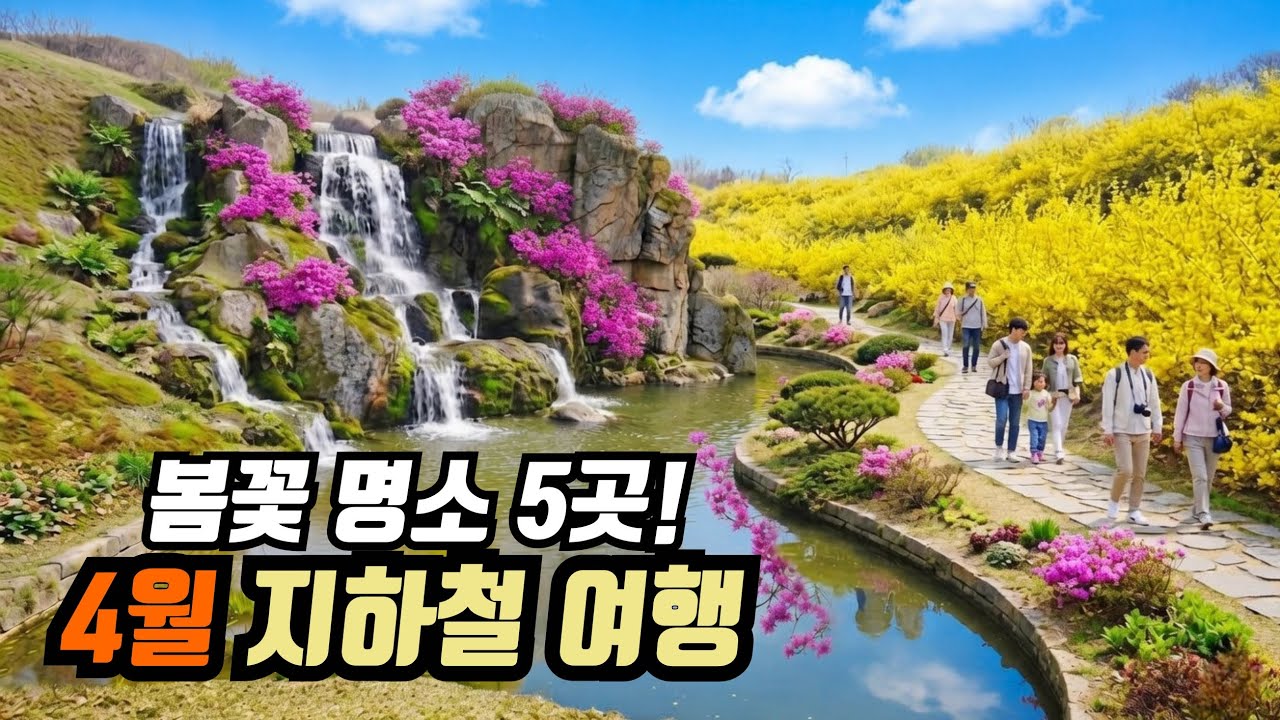 🚈  지하철  타고 가는 봄꽃 명소 5곳   4월에 가시면 힐링이 되는곳!