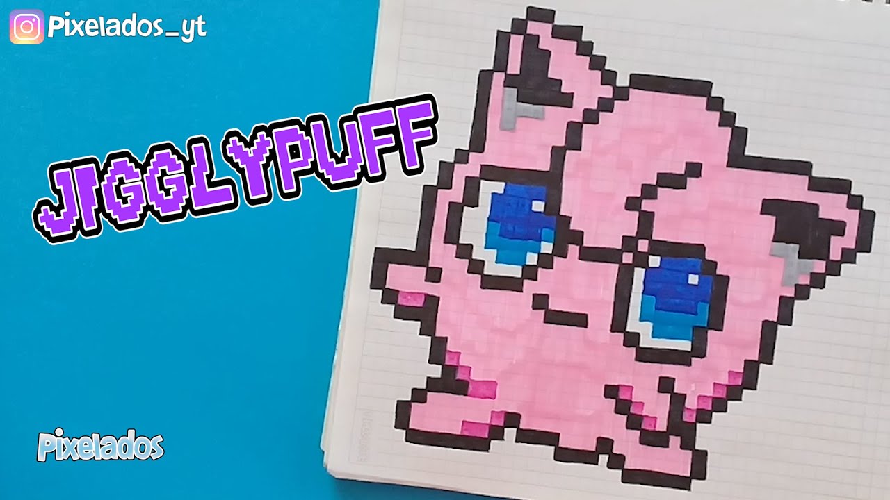 COMO DIBUJAR JIGGLYPUFF PIXEL ART - PIXELADOS