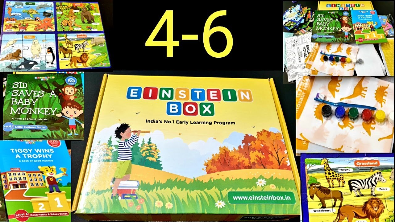 Unboxing Einstein box for 4-6 year old | Best gift for kids | Learning & Educational Gift Pack