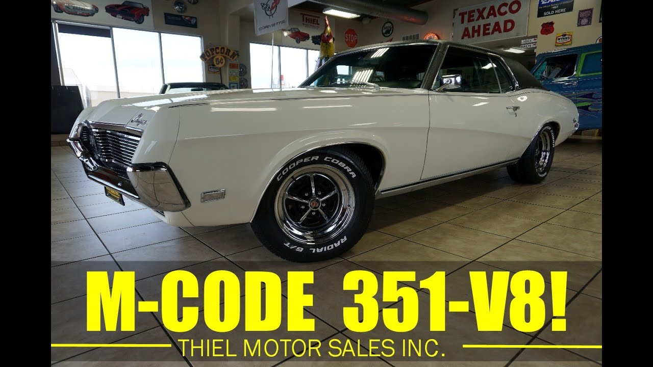 RARE 1969 Mercury Cougar M-Code 351 Auto AC California Car FOR SALE @ WWW.THIELMOTORS.COM