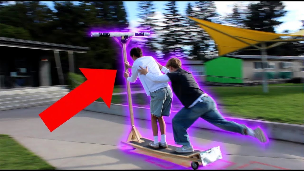 Trying Out Our Mega-Scooter for the First Time