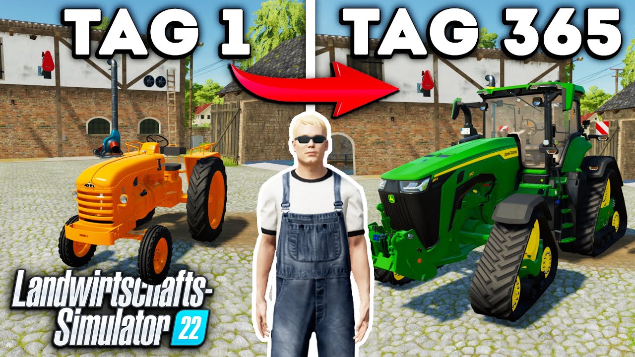 EIN JAHR FARMENTWICKLUNG! Beginnend mit 0€! Landwirtschafts-Simulator 22
