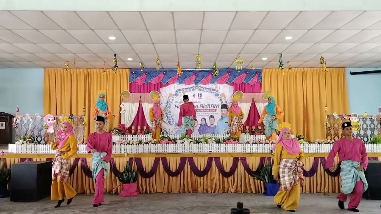 Zapin Aidilfitri (Warisan Semarak Semerah) SMK Semerah, Batu Pahat 