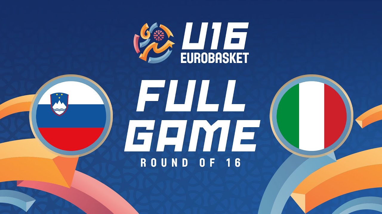 Round of 16 | Slovenia v Italy | Full Basketball Game | FIBA U16 EuroBasket 2024
