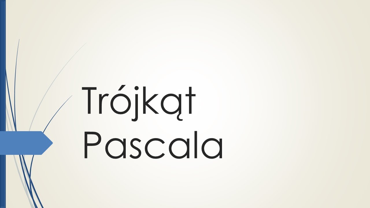Trójkąt Pascala
