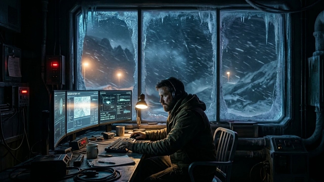 You are submerged in a Snowy Observatory [Cybersecurity Focus / Dark Sci-Fi Ambience]