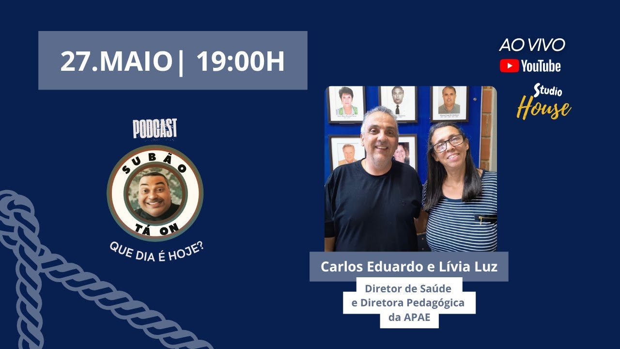 CARLOS EDUARDO E L&Iacute;VIA LUZ - Podcast Sub&atilde;o ta On #08