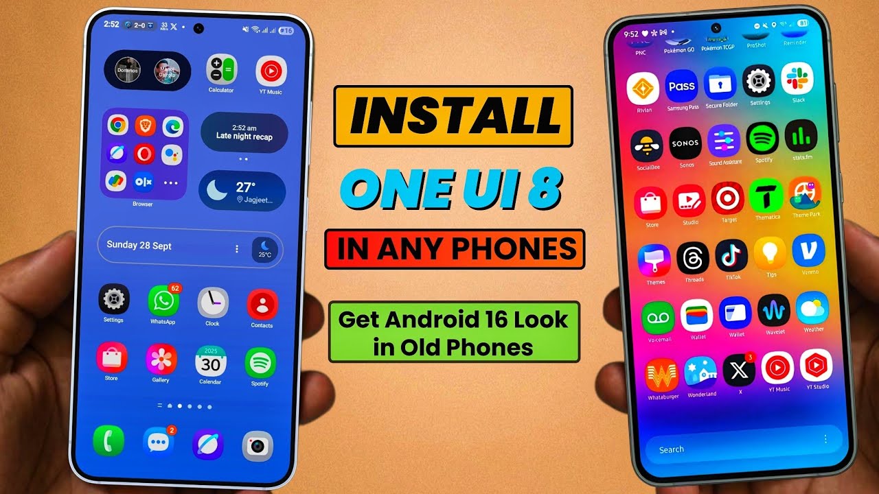 Установите One Ui 8 на любой телефон Android — получите вид One Ui 8 на старом Samsung