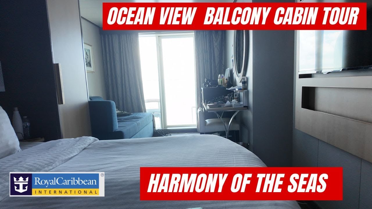 Harmony of the Seas Ocean View Balcony Cabin Tour