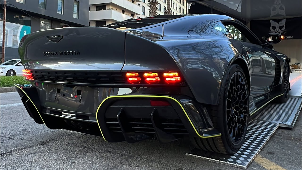 FIRST ASTON MARTIN VALOUR IN BCN 🇪🇸 CRAZY REVS 🔊💣