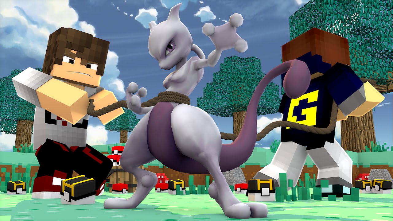 Minecraft: HARDCORE POKEMON #9 - A BRIGA PELO MEW TWO ‹ CaiqueVieira ›