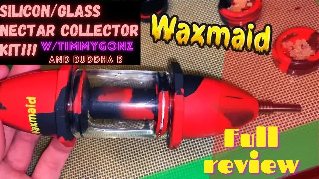 Waxmaid 8 Capsule Silicone Glass Nectar Collector Kit Review!!