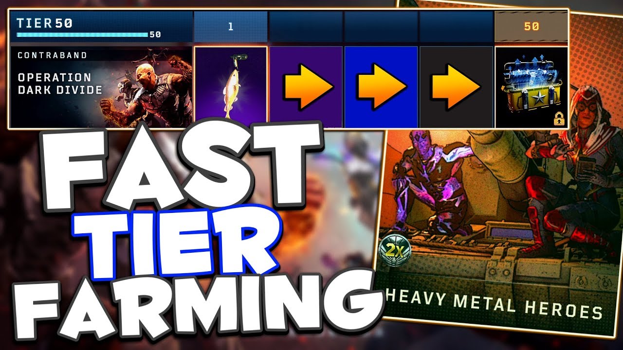 Best Way to Reach Tier 50 & Gain Reserves Faster | CoD BO4 Dark Divide