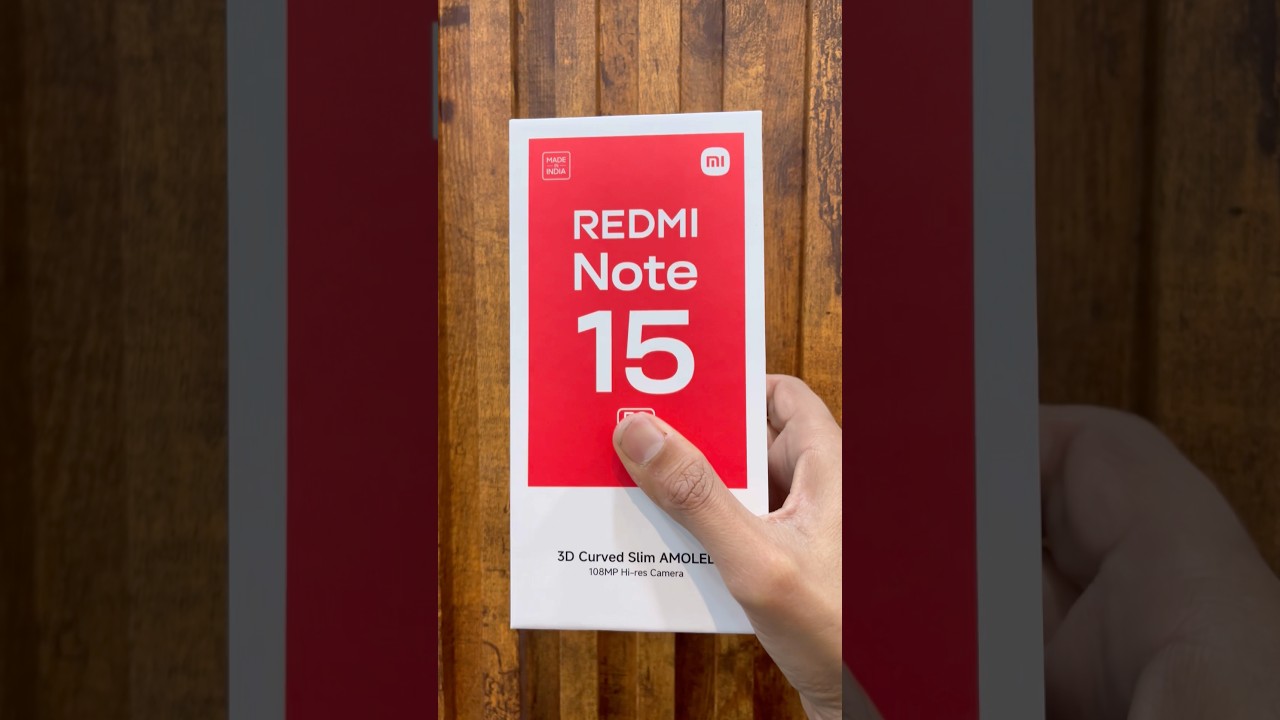 Redmi Note 15 5G 🔥 108MP | Curved AMOLED 