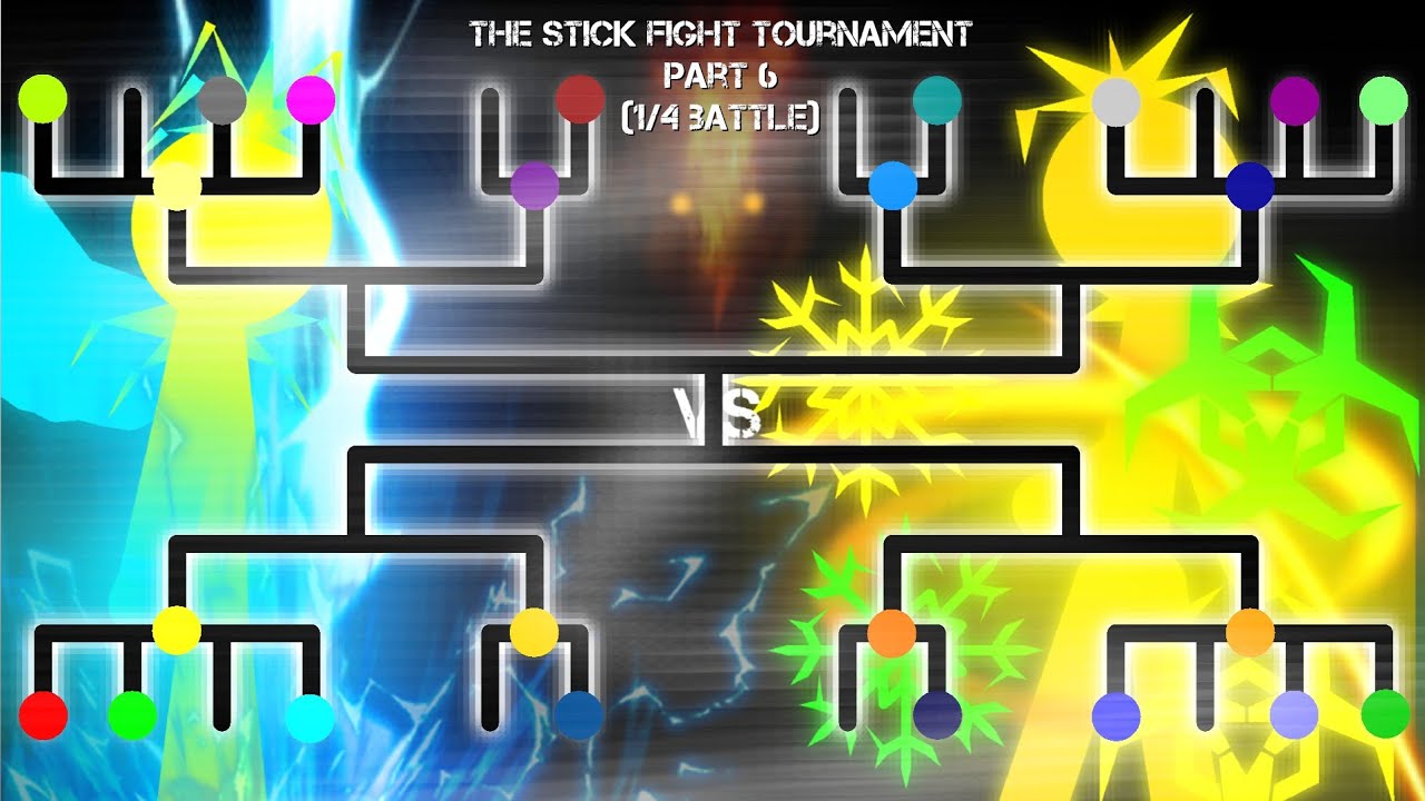 Турнир по боям на палках — Часть 6 (1/4 битвы) | Анимация Раси